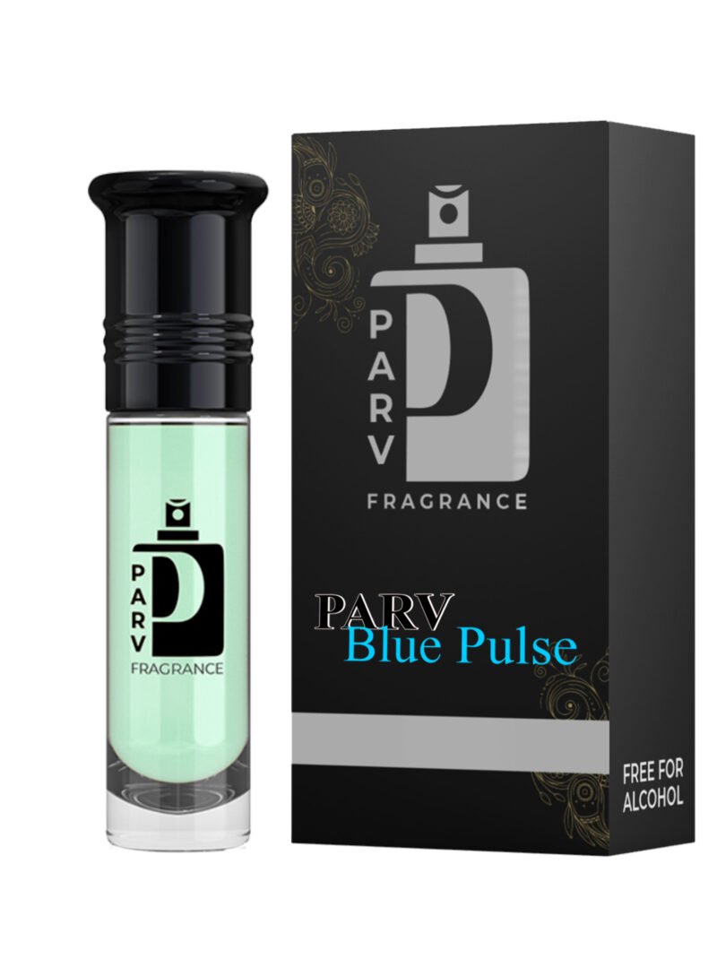 PARV Blue Pulse Attar Fragrance | Alcohol Free | Attar Roll On | Luxury Scent With Long Lasting Fragrance