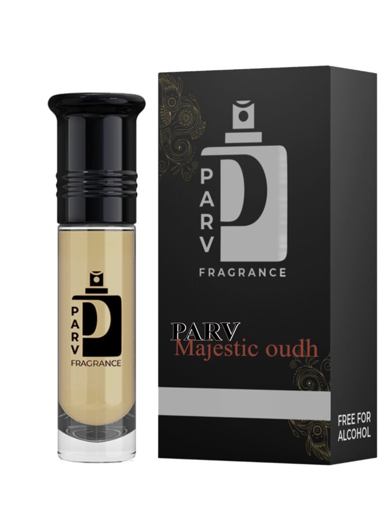 Majestic Oudh Attar | Oudh Fragrance | Unisex Non-Alcoholic | Long Lasting Attar Men & Women - 6 Ml, Oil