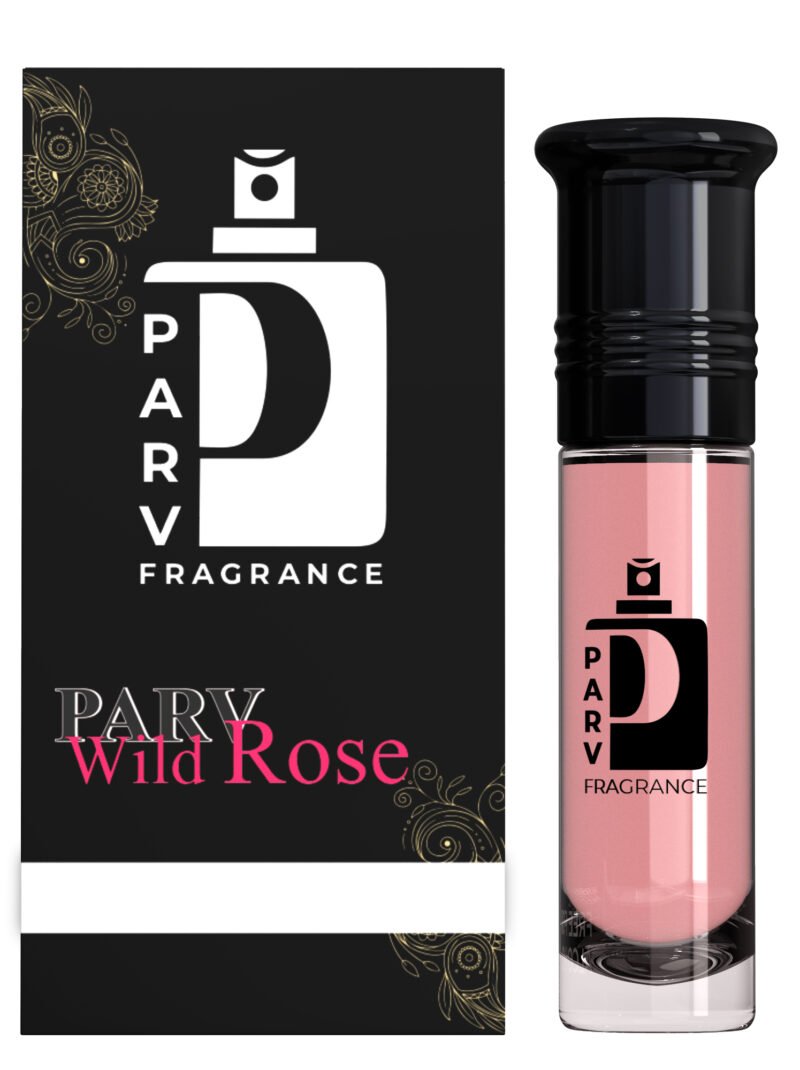 Wild Rose Attar Fragrance for Women | Long Lasting Non Alcoholic Unisex Perfume Oil | Traditional Handmade Rose Scent for Special Occasions (6ML)